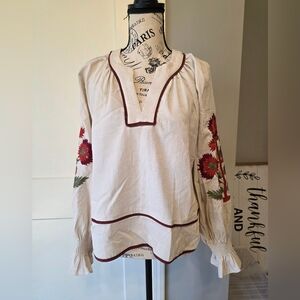 Gorgeous Embroidered Top By Entro-NWT